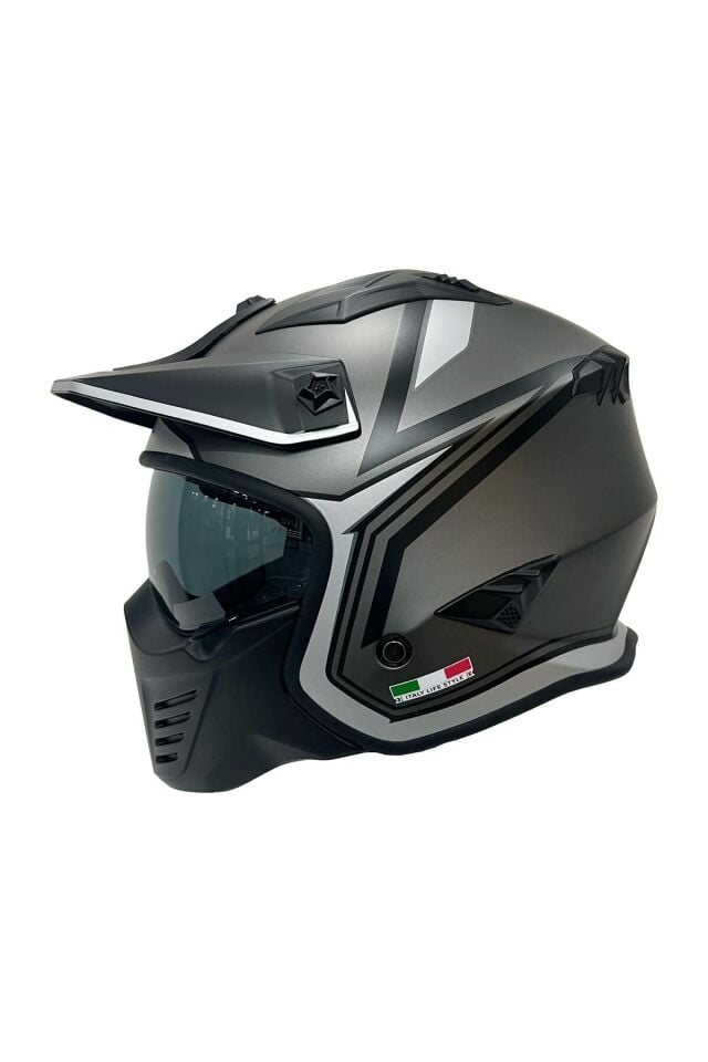726x Kask Tokyo Tıtanıum Whıte Black