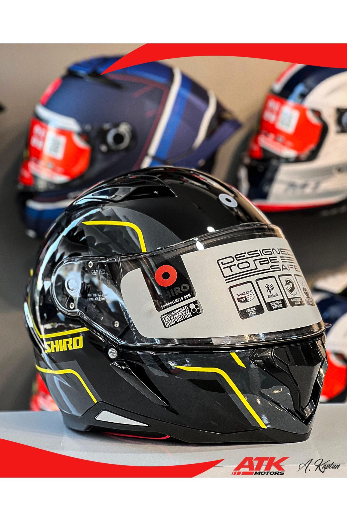 Hunter Performance Kask Full Face Kask Motosiklet Kaskı Kapalı Kask Vizör Kilitli Kask DOT Belgeli