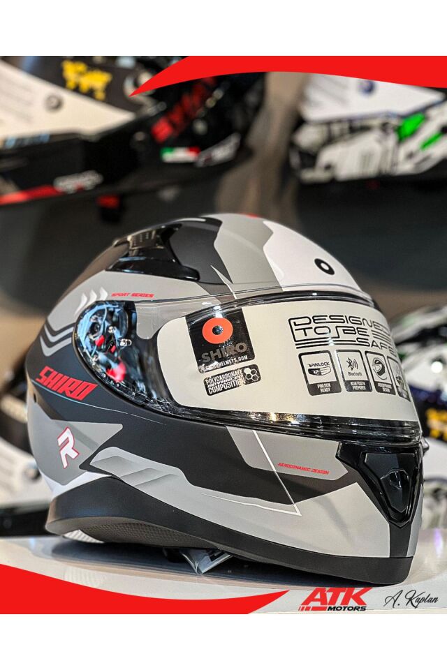 Katana Orbe Full Face Kask Tam Kask Güneş Vizörlü Tasarım Kaplama DOT Sertifikalı Kask