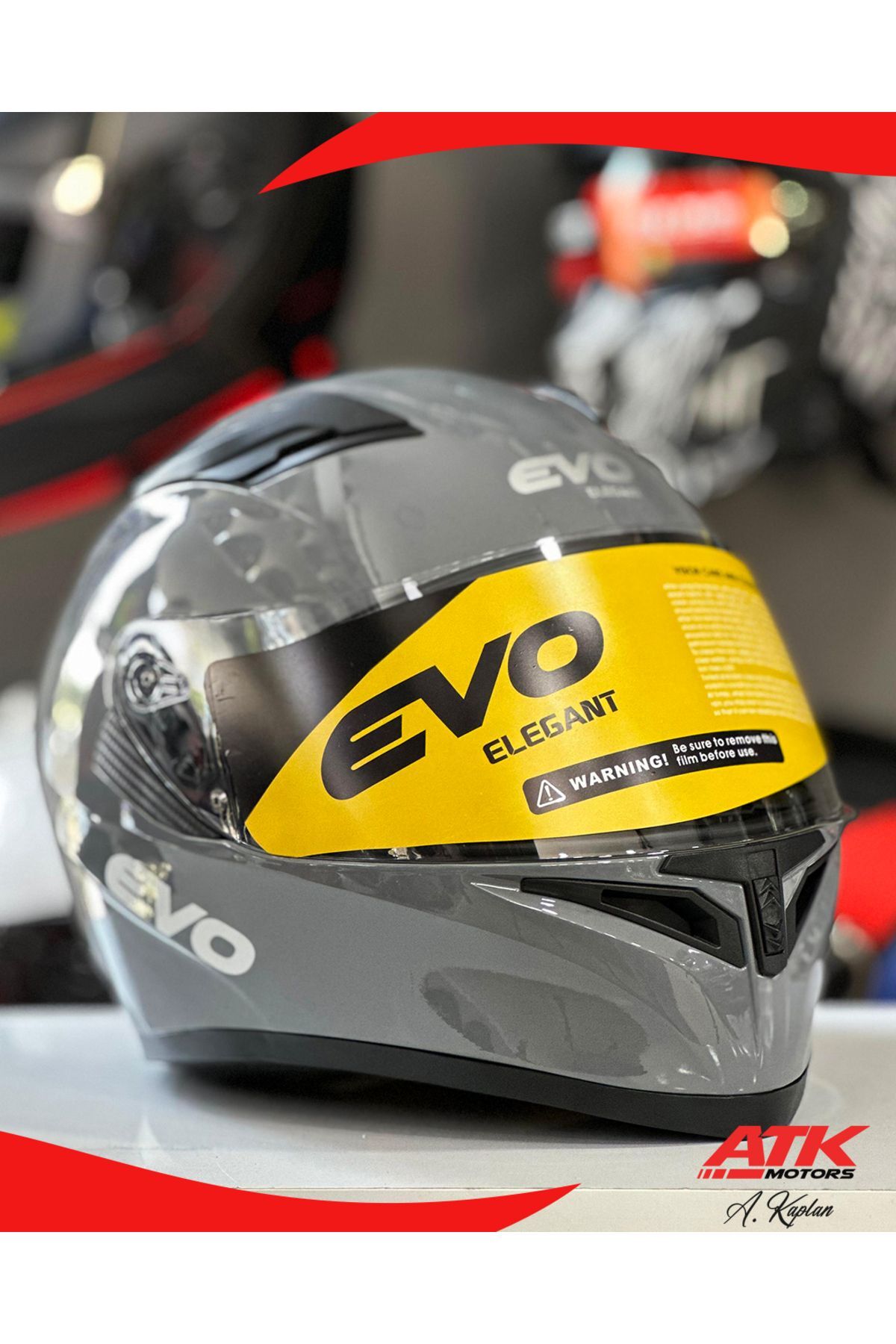 Fullface Kask Tam Kask Motosiklet Kaskı A Kalite Tam Kask