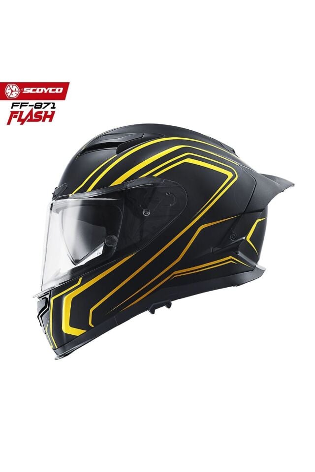 Full Face Kask Ff-871 Flash