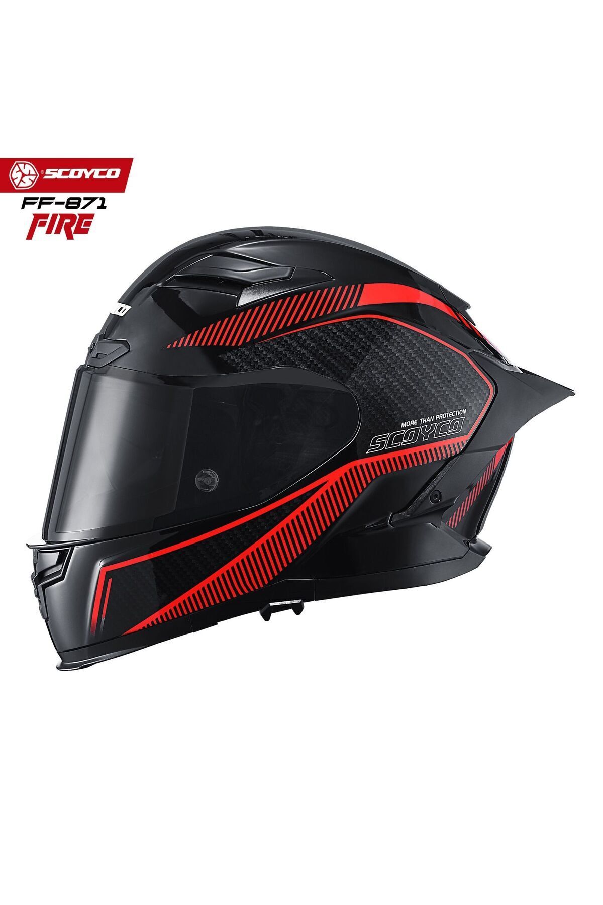Full Face Kask Ff-871 Fıre
