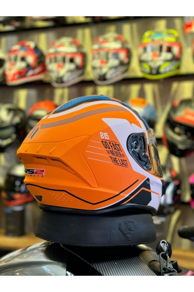 FULL FACE TURUNCU KASK ECE 22.06 - 32010/3