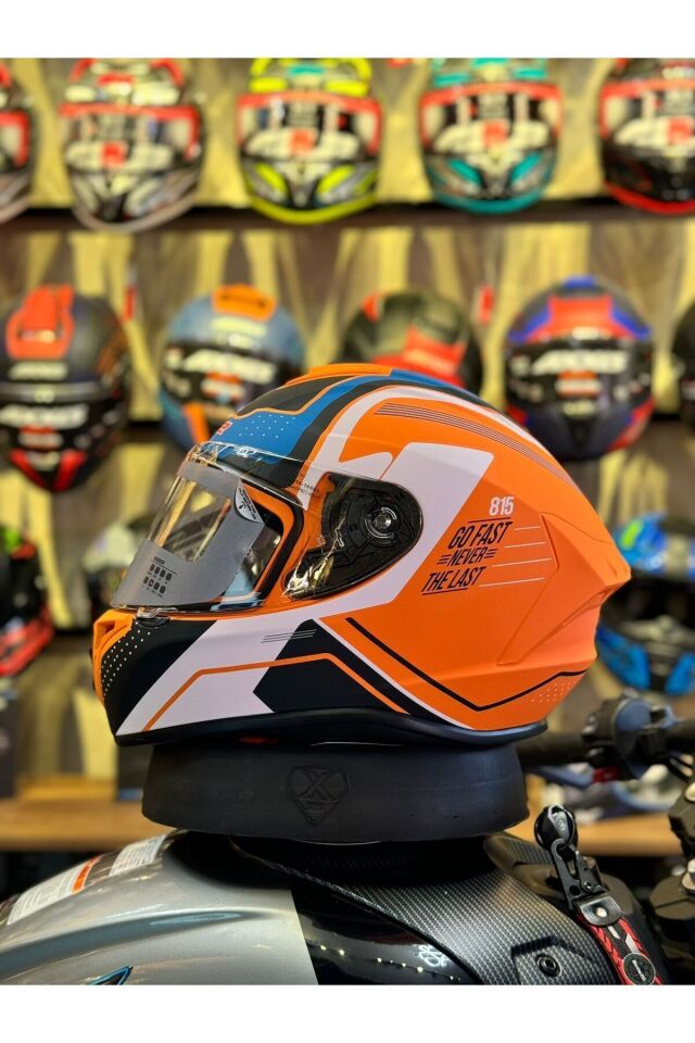FULL FACE TURUNCU KASK ECE 22.06 - 32010/3
