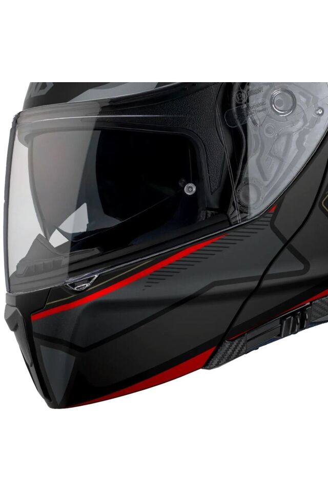 Gecko Sv Capital B1 Çene Açılır Motosiklet Kask Mat Siyah Xl