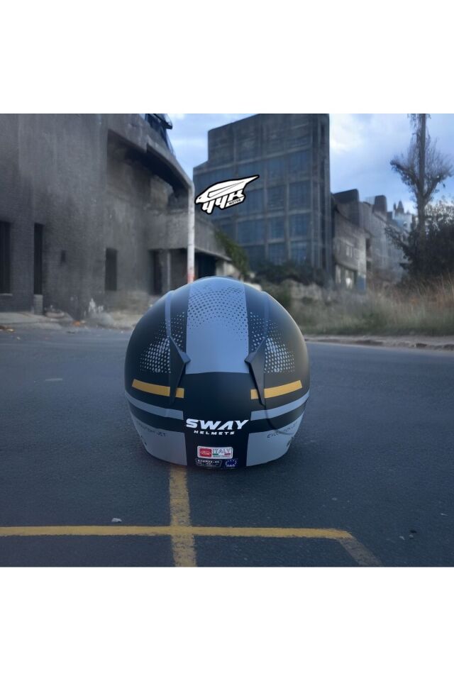 715 Kask Gemını Black Grey