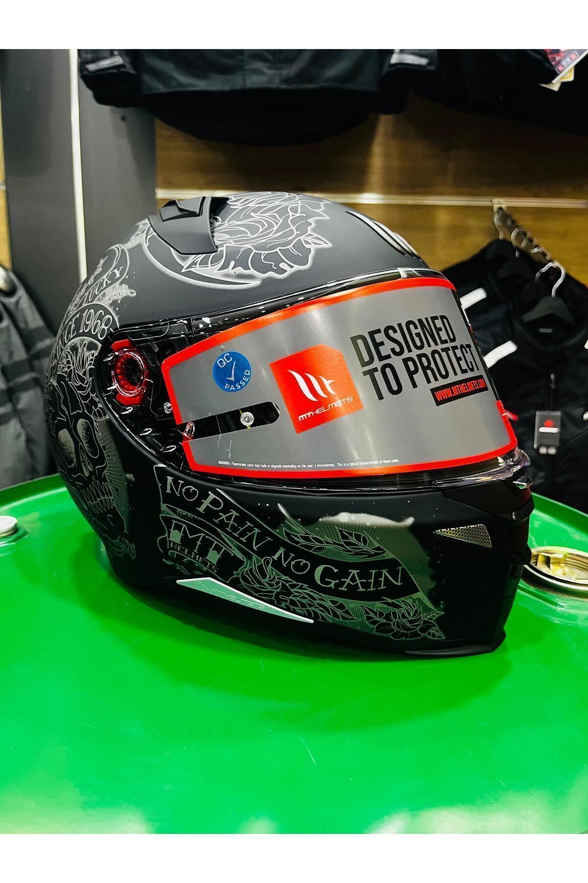TEZ MOTOR MT HELMETS REVENGE 2 FULL FACE KAPALI MOTOSİKLET KASKI