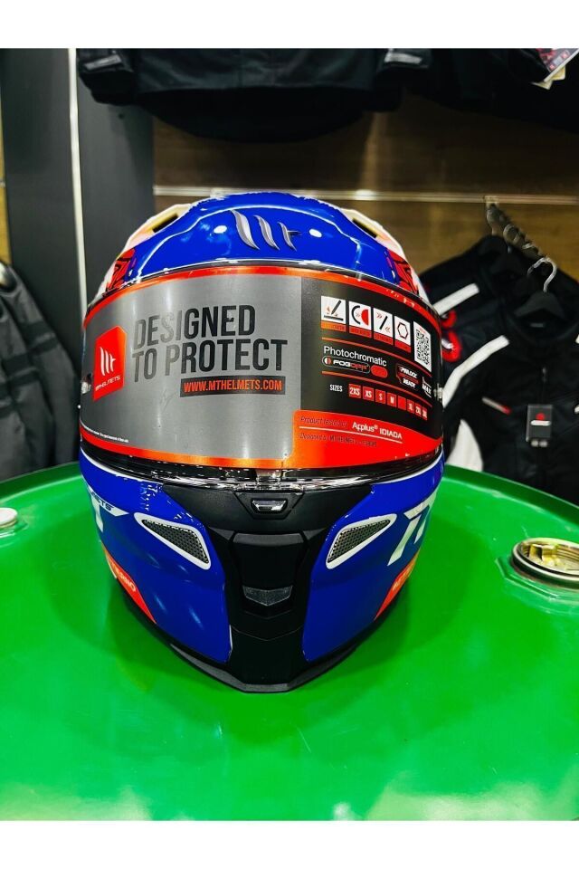 TEZ MOTOR MT HELMETS REVENGE 2 FULL FACE KAPALI MOTOSİKLET KASKI