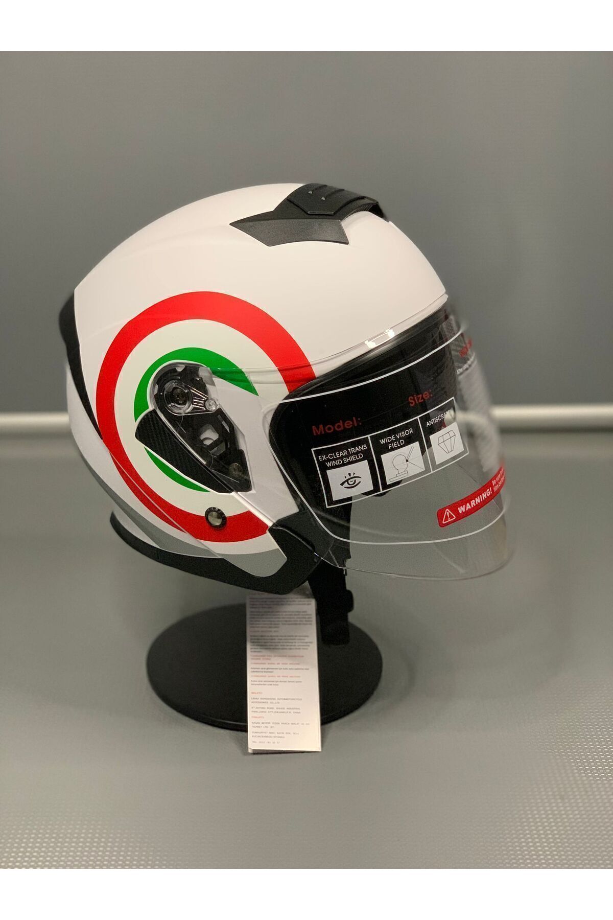 Jk-526 Güneş Vizörlü Yarım Kask Sıfır