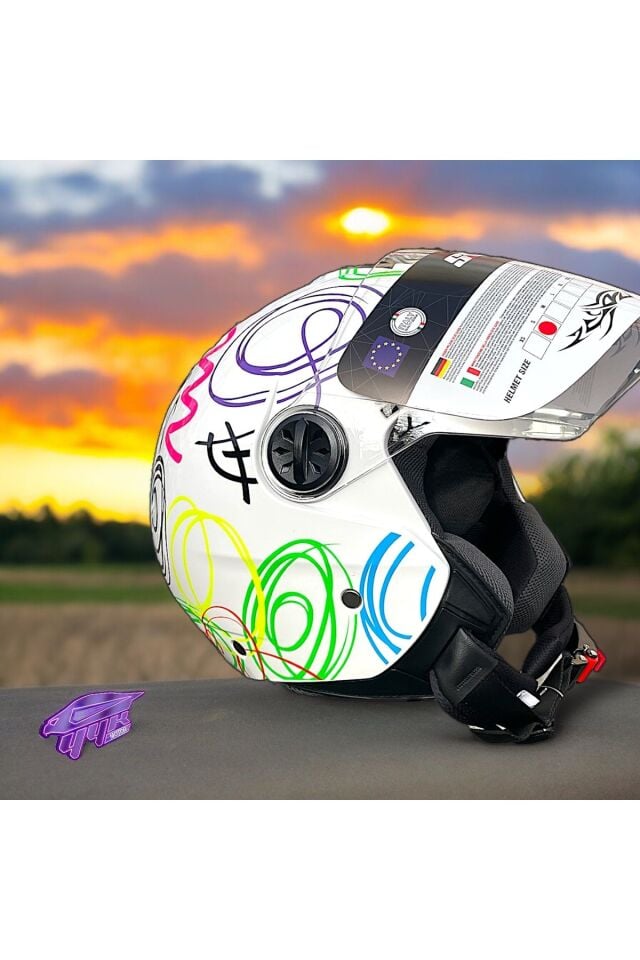 715 Kask Whıte Flower