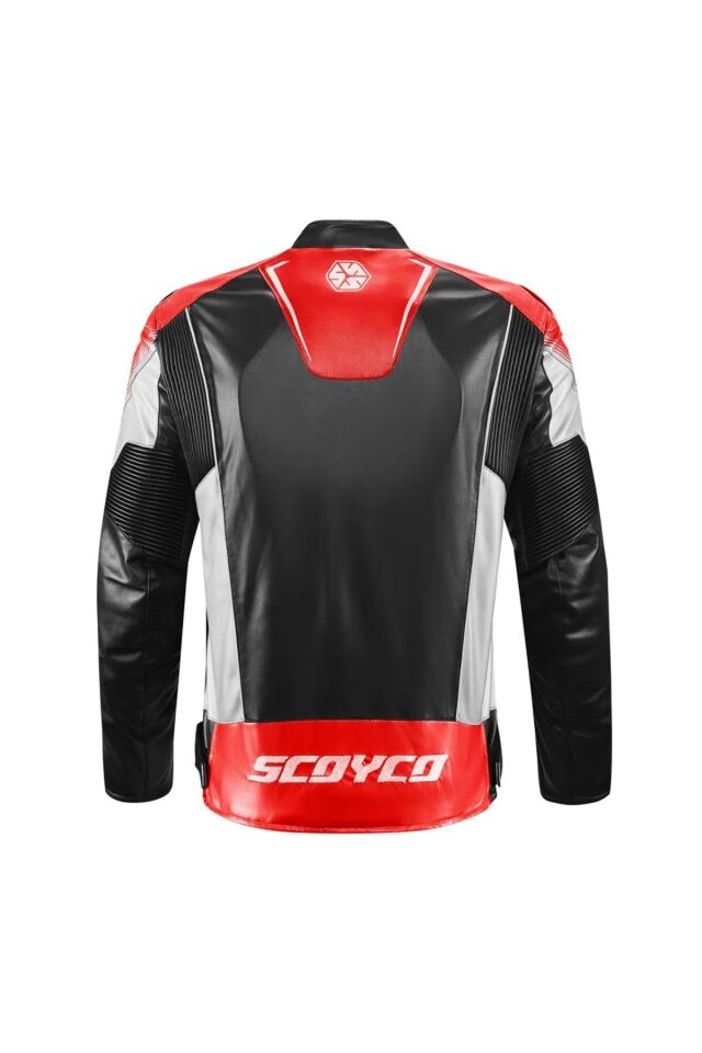 Jk187 4 Mevsim Motorcu Montu (SİYAH-KIRMIZI)