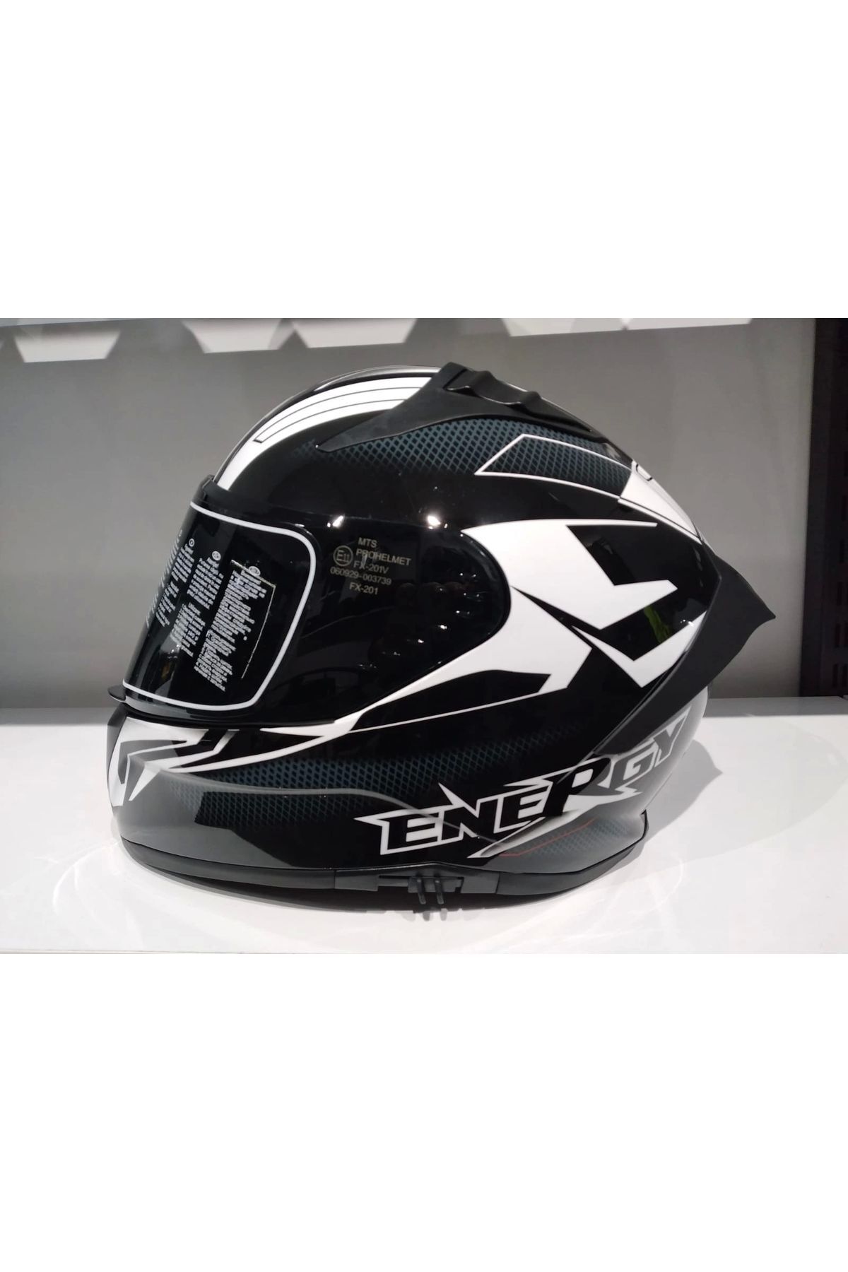 KASK MTS PRO 801 ENERGY GÜNEŞ GÖZLÜKLÜ BLACK/WHITE