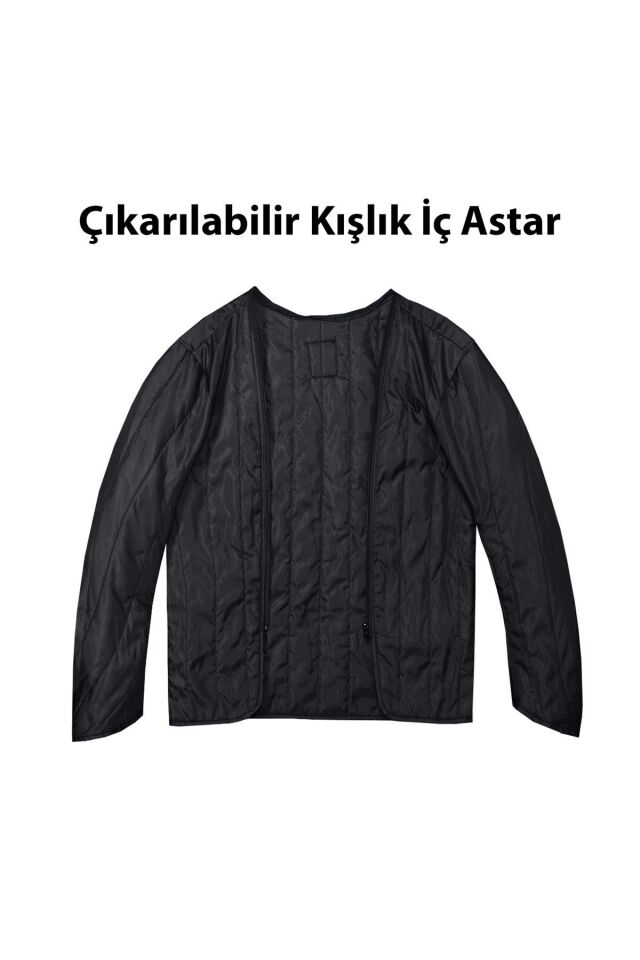 Jk187 Deri 4 Mevsim Motosiklet Montu Kırmızı
