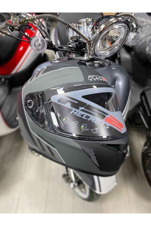 Kapalı Kask Mat Siyah Ece Belgeli