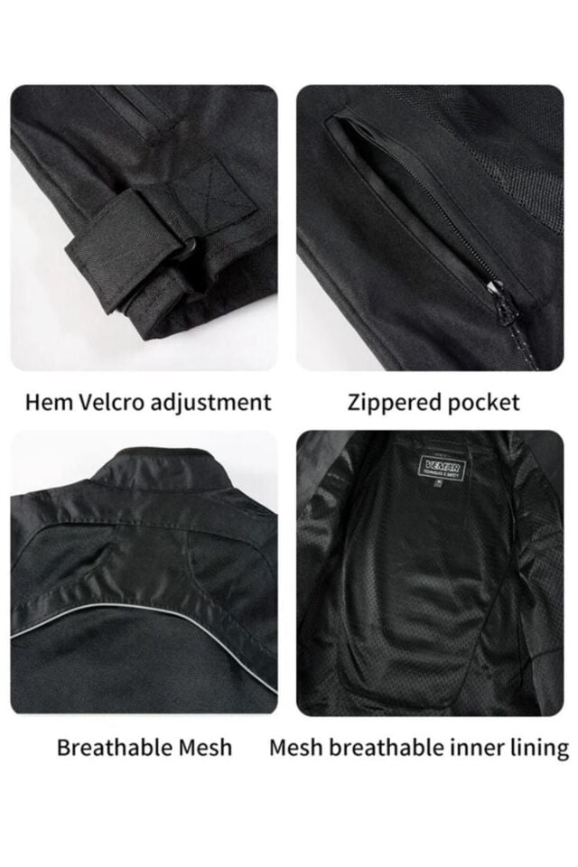 HÖRGÜÇLÜ 4 MEVSİM SU GEÇİRMEZ KUMAŞ MOTOSİKLET MONTU