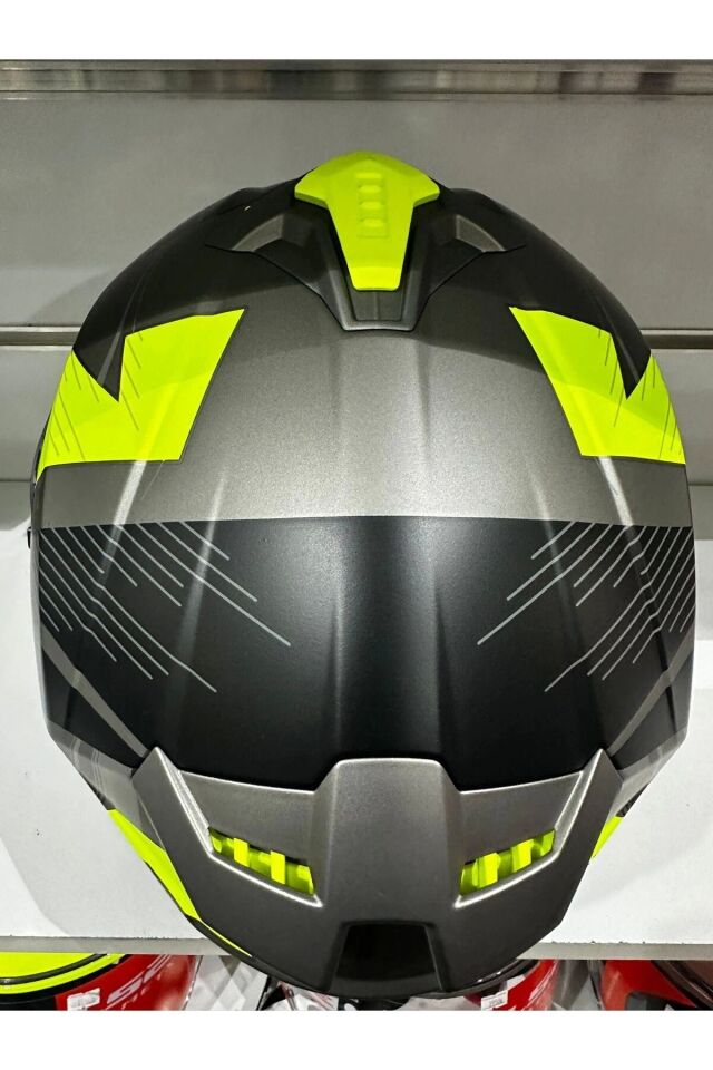 KASK SW-865 ST  TİTANYUM/YELLOW GÜNEŞ GÖZLÜKLÜ