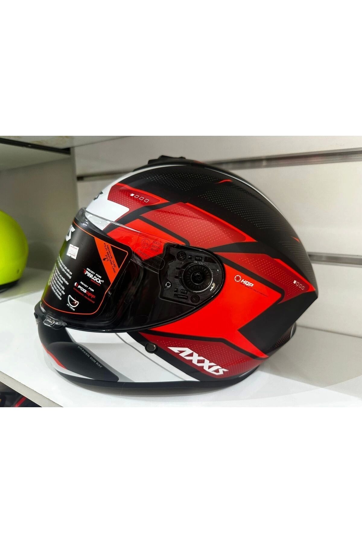 KASK AXXİS DRAKEN S B5 SUNRAY MAT RED/BLACK/WHITE