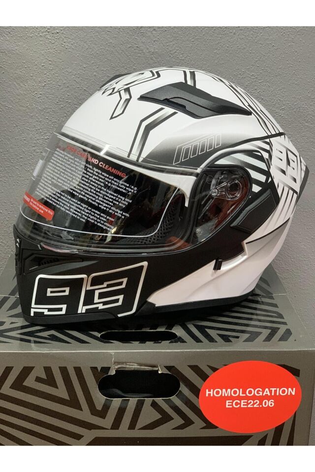 -902 ÇENE AÇILIR GÜNEŞ VİZÖRLÜ KASK