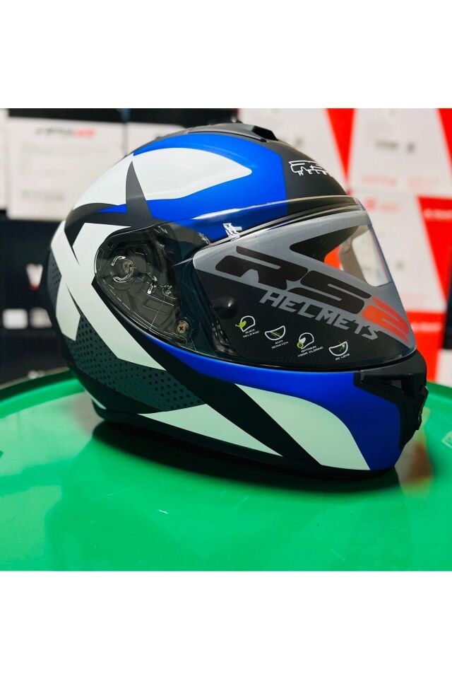 Tez Motor Dp-815 Full Face Motosiklet Kaskı 32008/2