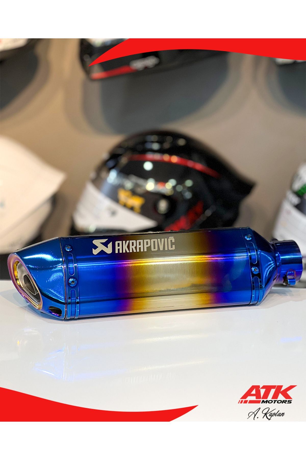 Akrapovic Egzoz Universal Motosiklet Egzozu Tüp Egzoz