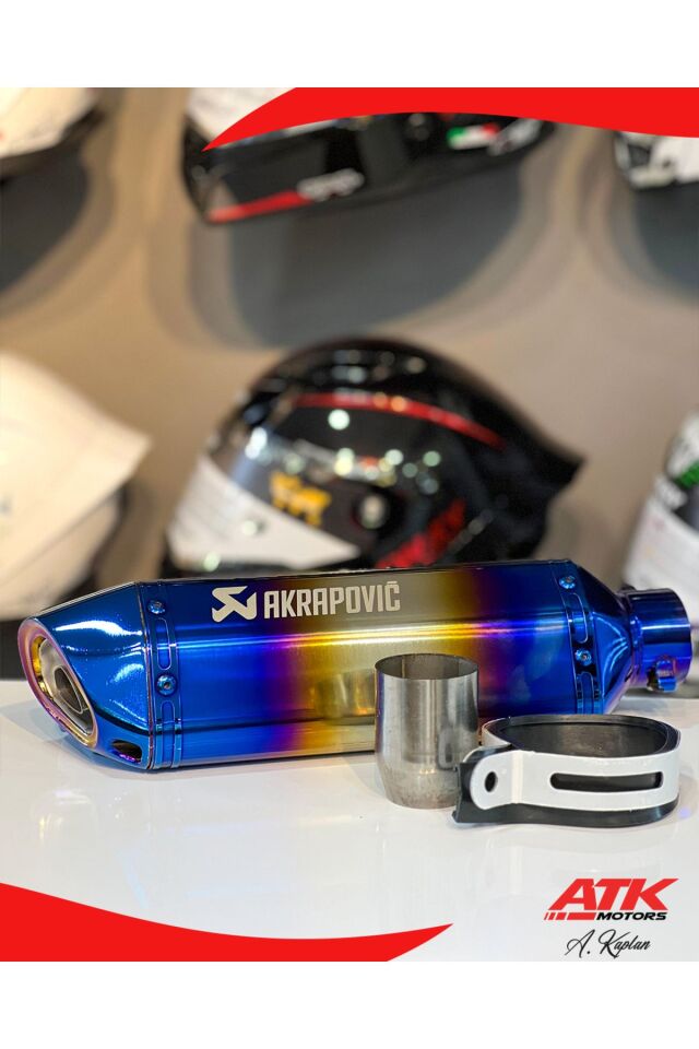 Akrapovic Egzoz Universal Motosiklet Egzozu Tüp Egzoz