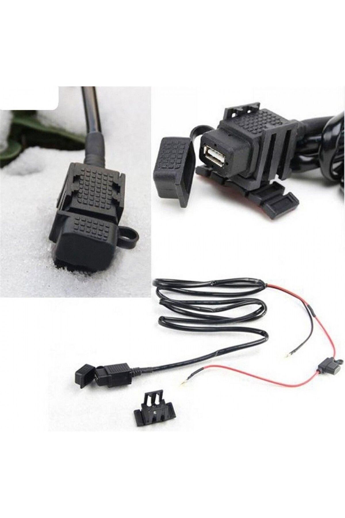 Motosiklet Tekli Usb Şarj Soketi Suya Dayanıklı 12v Wupp-5