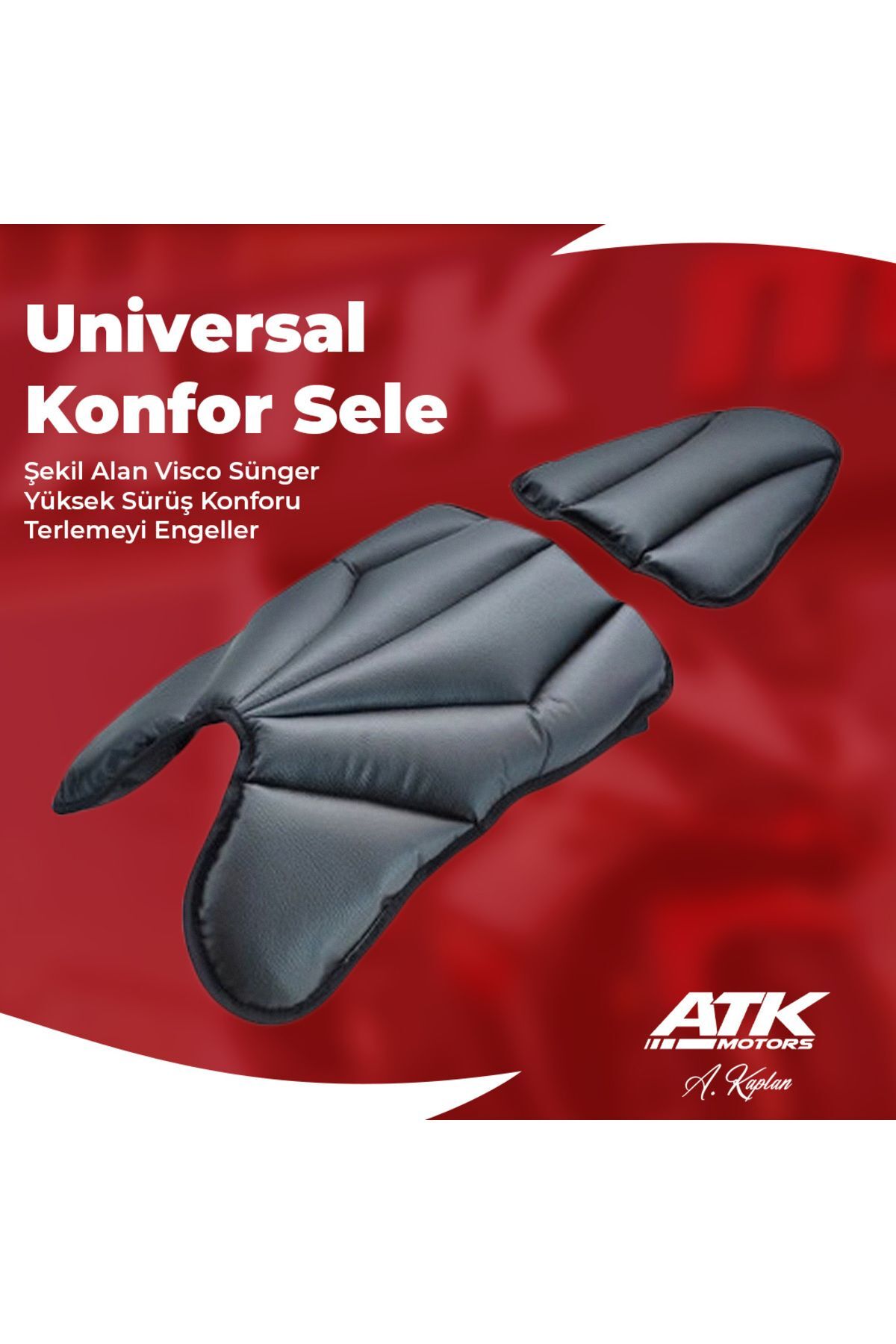 Motosiklet Konfor Sele Universal Sele Ergonomik Rahat Konfor Sele