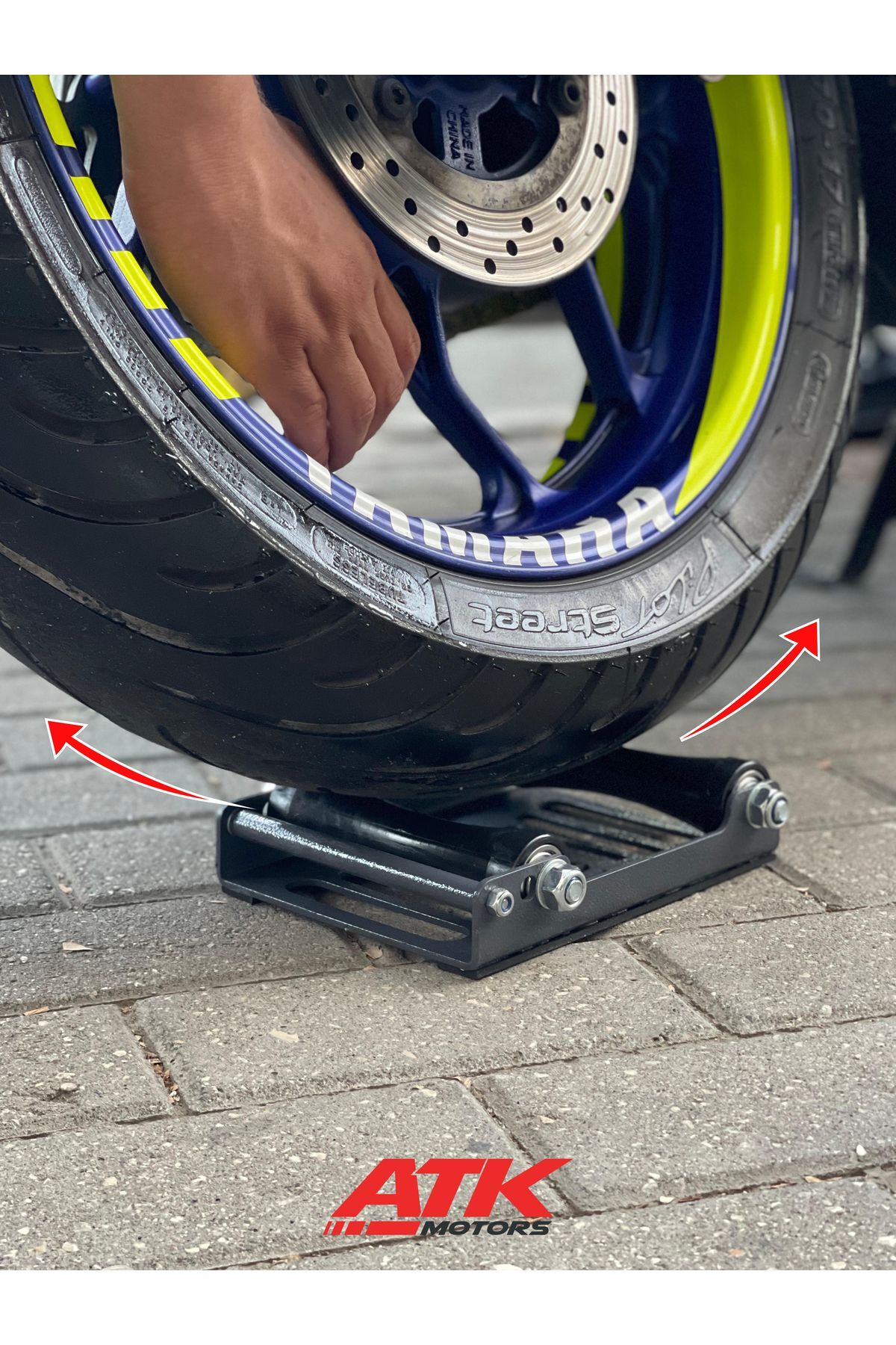 Baddok Rulman Teker Döndürme Aparatı Zincir Yağlama Aracı Büyük Motorlar İçin
