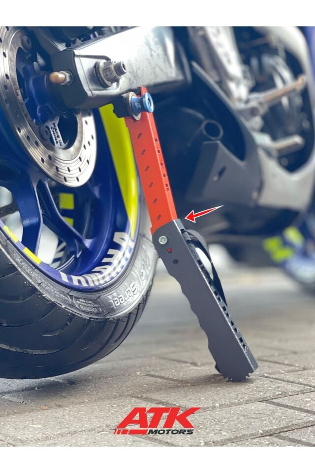 Baddok İttir Taşınabilir Motor Lifti Teker Döndürme Aparatı Zincir Yağlama Aracı