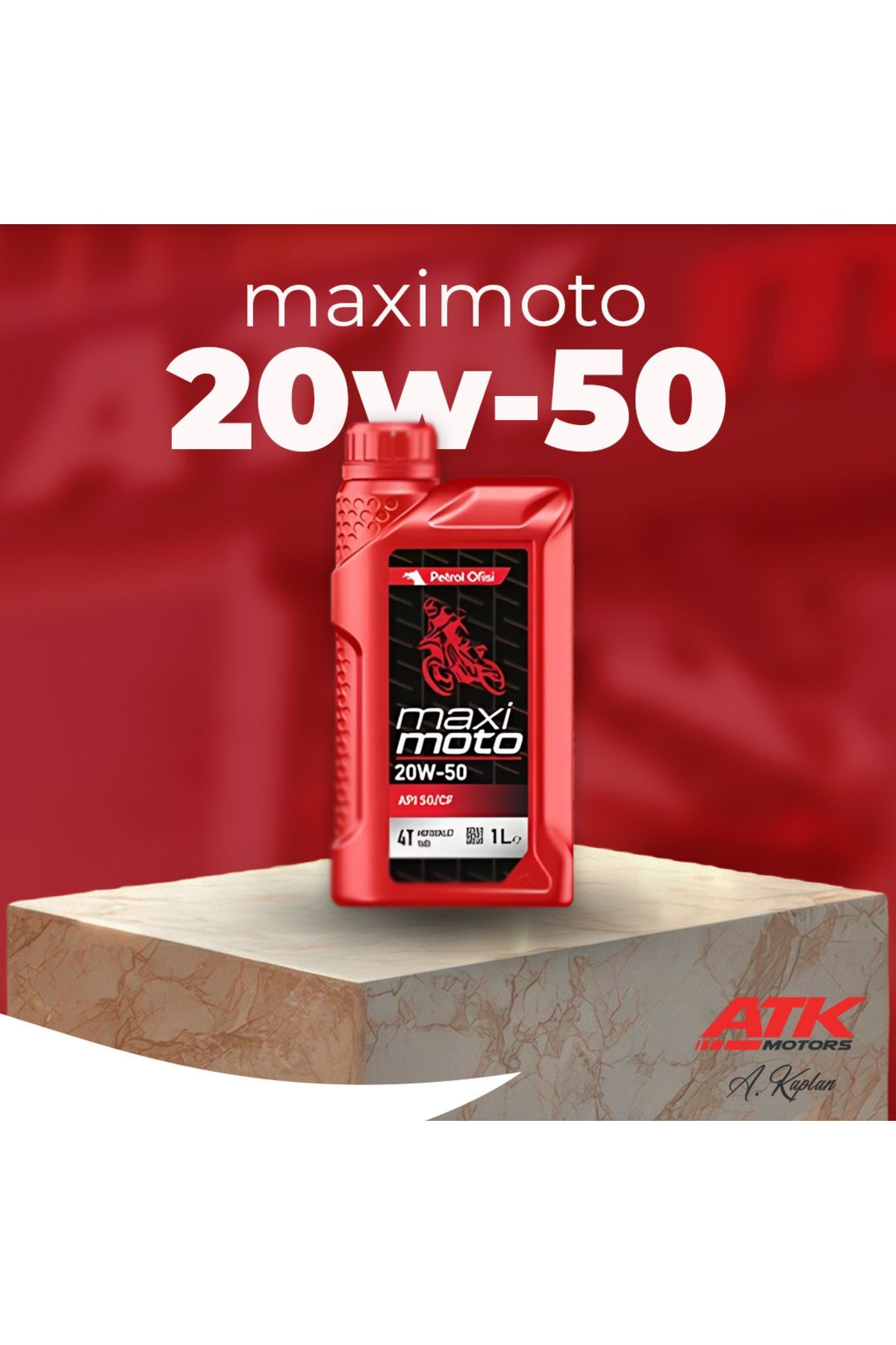 Maximoto 20w-50 4 Zamanlı Motosiklet Yağı