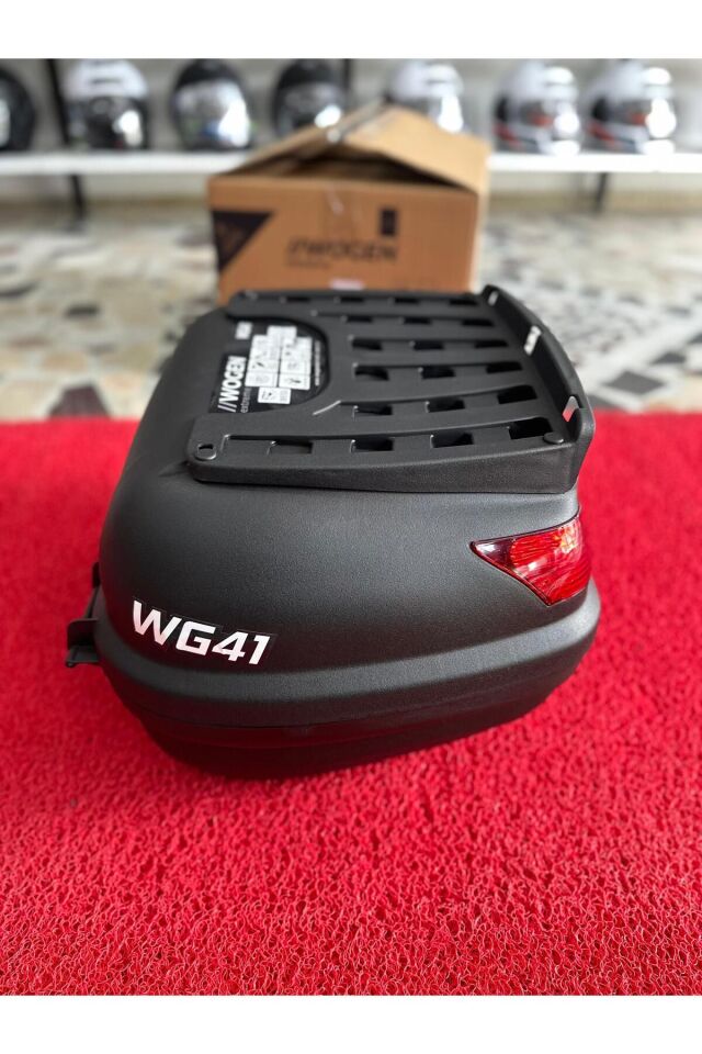 41 Litre Wogen Motosiklet Arka Çantası Yeni Model Siyah