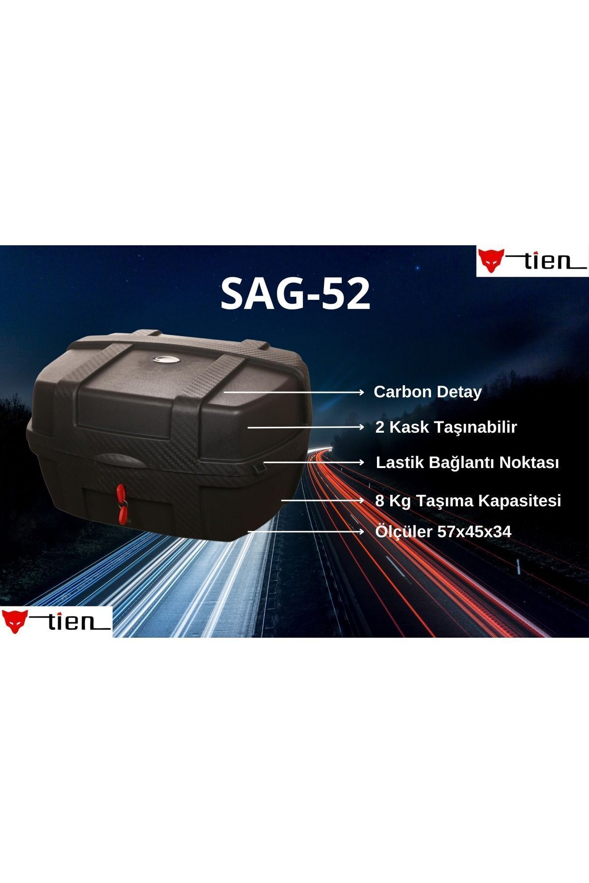 52 Litre Motosiklet Çantası