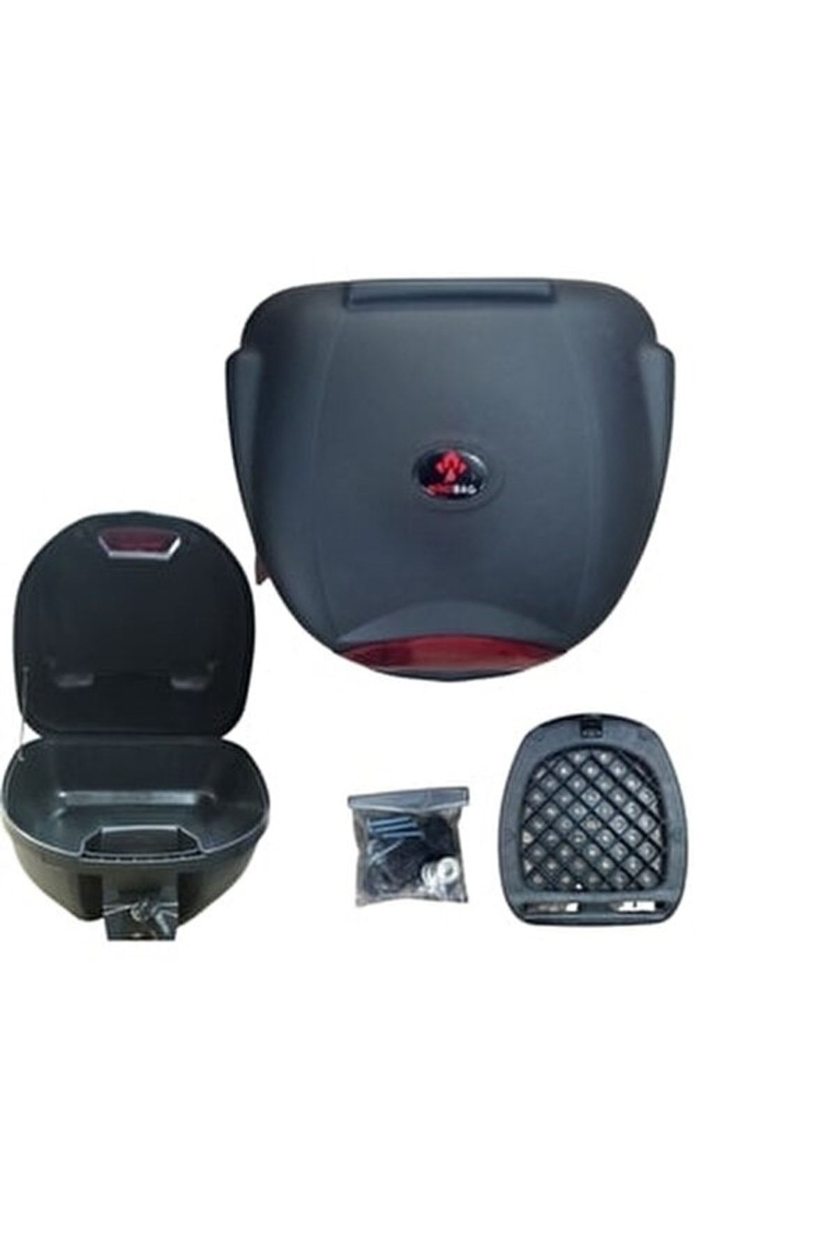 Motosiklet Arka Çanta / Kurye Çantası 35 Lt Siyah TİEN