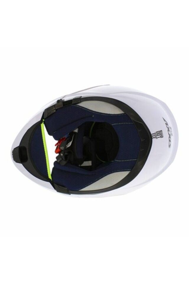 Axxıs Gecko Sv A0 Çene Açılır Motosiklet Kask Beyaz L