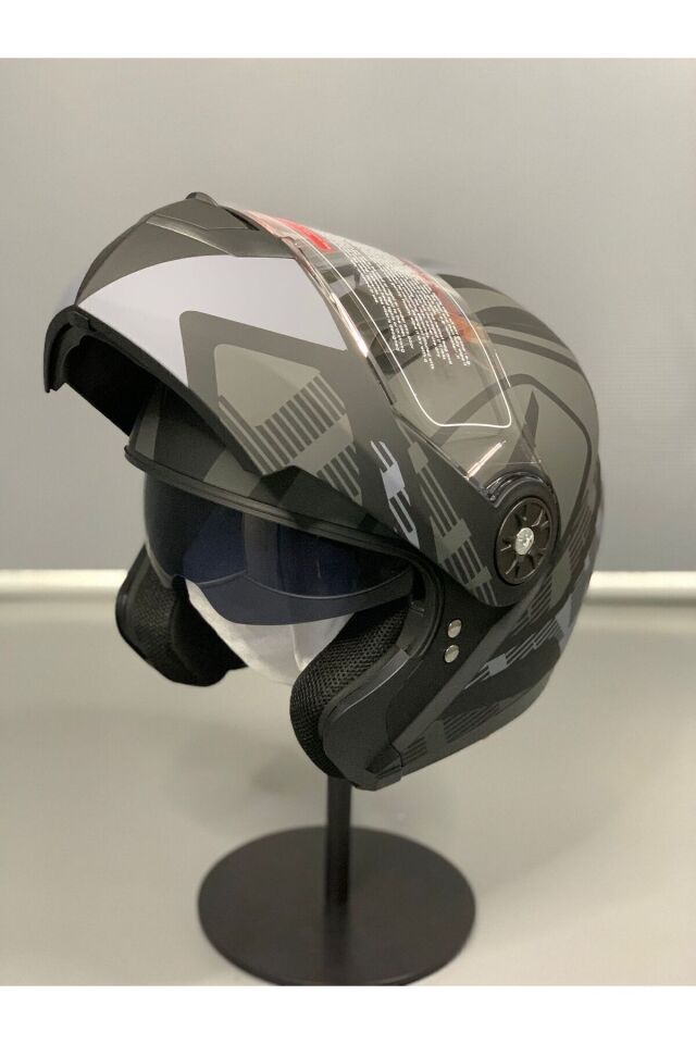Motopoint Jk 115 Güneş Vizörlü Çene Açılır Kask