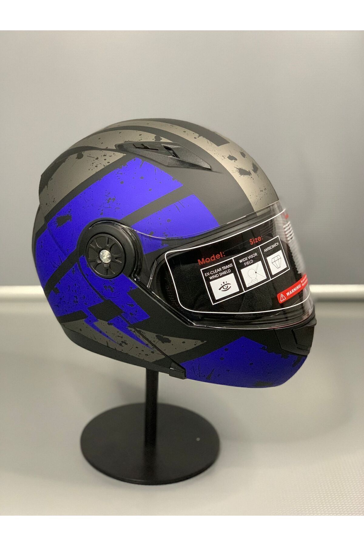 Motopoint Jk 115 Güneş Vizörlü Çene Açılır Kask