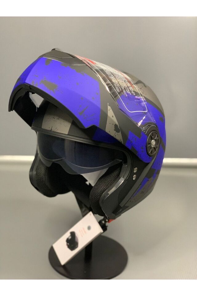 Motopoint Jk 115 Güneş Vizörlü Çene Açılır Kask