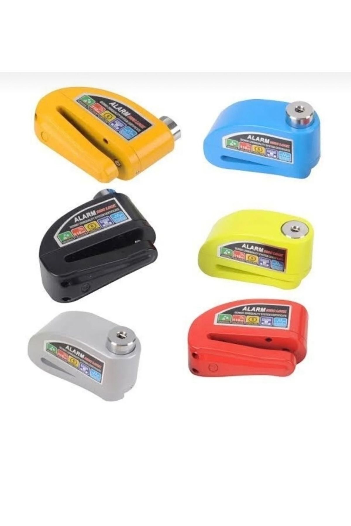 MOTOR ALARMLI DİSK KİLİDİ MOTORSİKLET KİLİDİ 110 DB