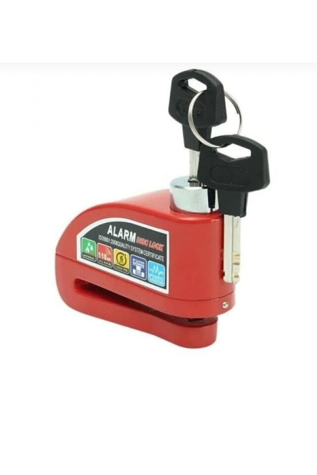 MOTOR ALARMLI DİSK KİLİDİ MOTORSİKLET KİLİDİ 110 DB