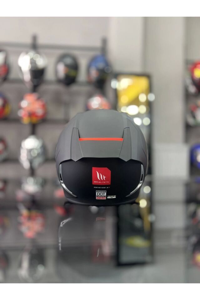 Helmets Revenge 2 Matt Siyah Kask Şeffaf Vizörlü mat - XL
