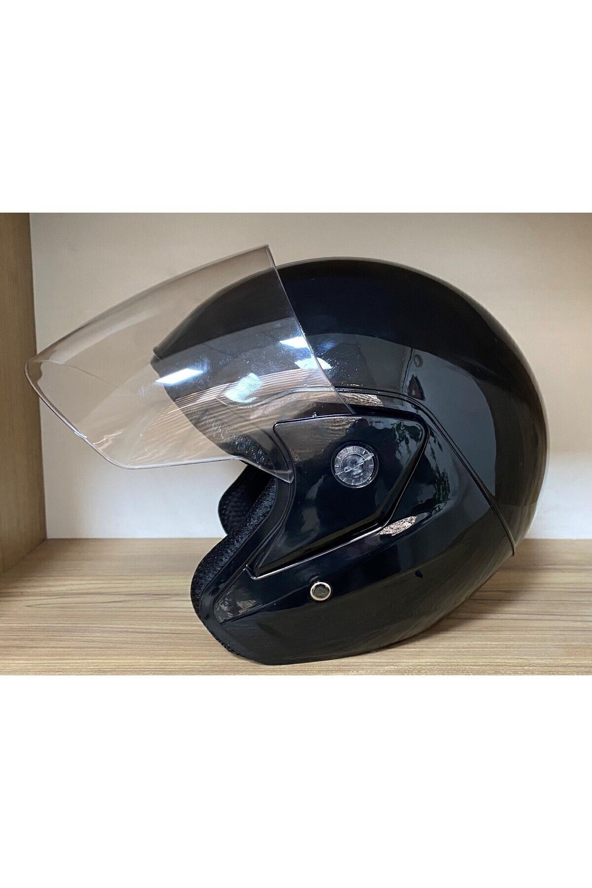 Kırılmaz Özellikli Motosiklet Yarım Kask