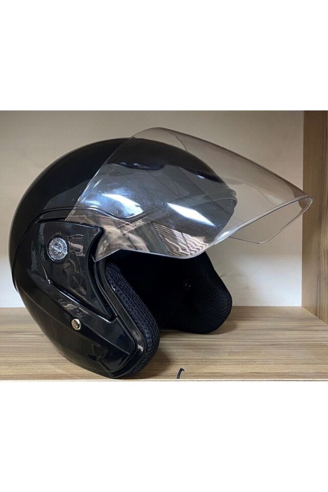 Kırılmaz Özellikli Motosiklet Yarım Kask