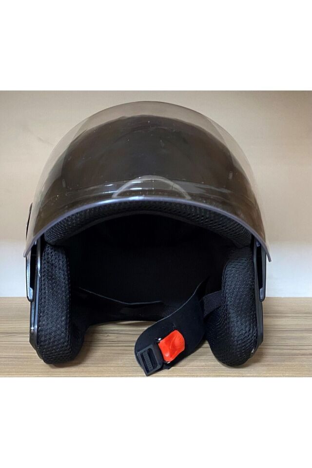 Kırılmaz Özellikli Motosiklet Yarım Kask