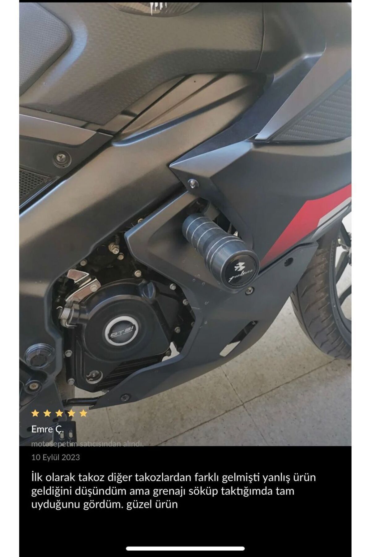 BAJAJ PULSAR RS 200 KORUMA TAKOZU 2023 MODEL UYUMLU RS200 MOTOR KORUMA TAKOZU