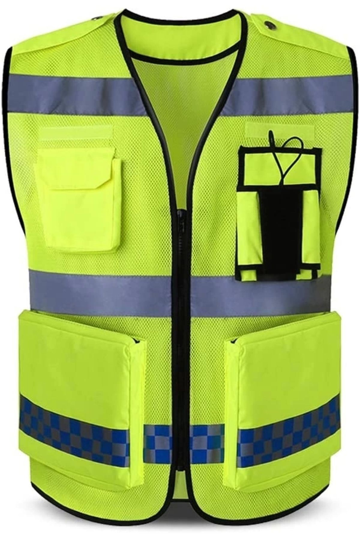 Mb045 Reflektörlü Yelek Neon