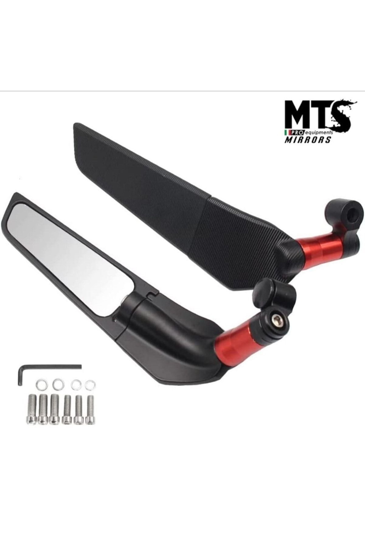 Mts Üniversal Kanat Ayna Kırmızı
