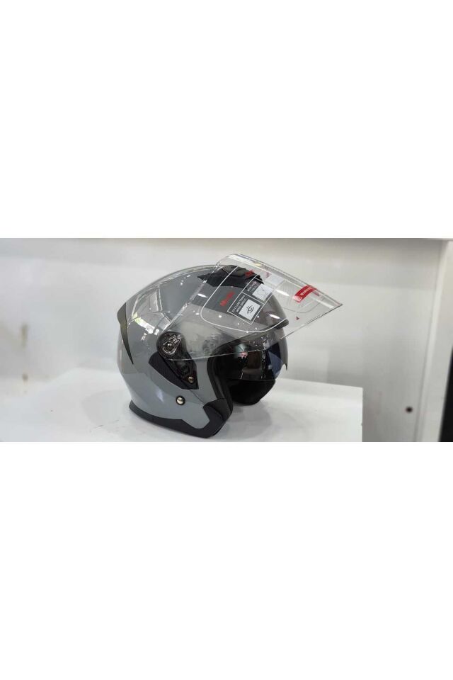 Jk 526 Güneş Vizörlü Nargo Gri Açık Kask NARDO GRİ - S