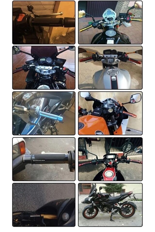 Baracuda Elcik Yamaha R25 Mt07 R6 Ybr 125 Elcik Mavi SİYAH